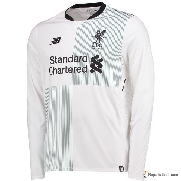 Camiseta liverpool Replica Segunda Ropa ML 2017/18